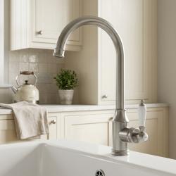 stainless-steel-kitchen-faucet-with-white-handle
